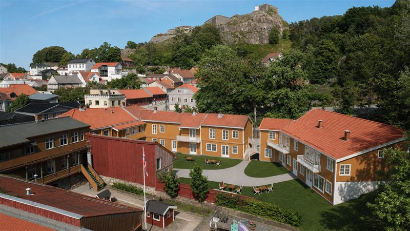 Festningsgata 16 — fasade og gårdsrom